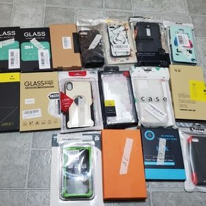 Mobile case cover and screen protector